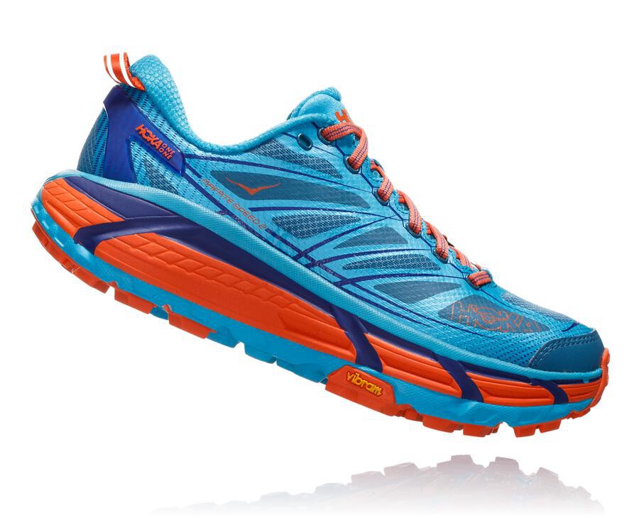 Hoka One One Spor Ayakkabı Kadın Mavi - Mafate Speed 2 - KG8126397